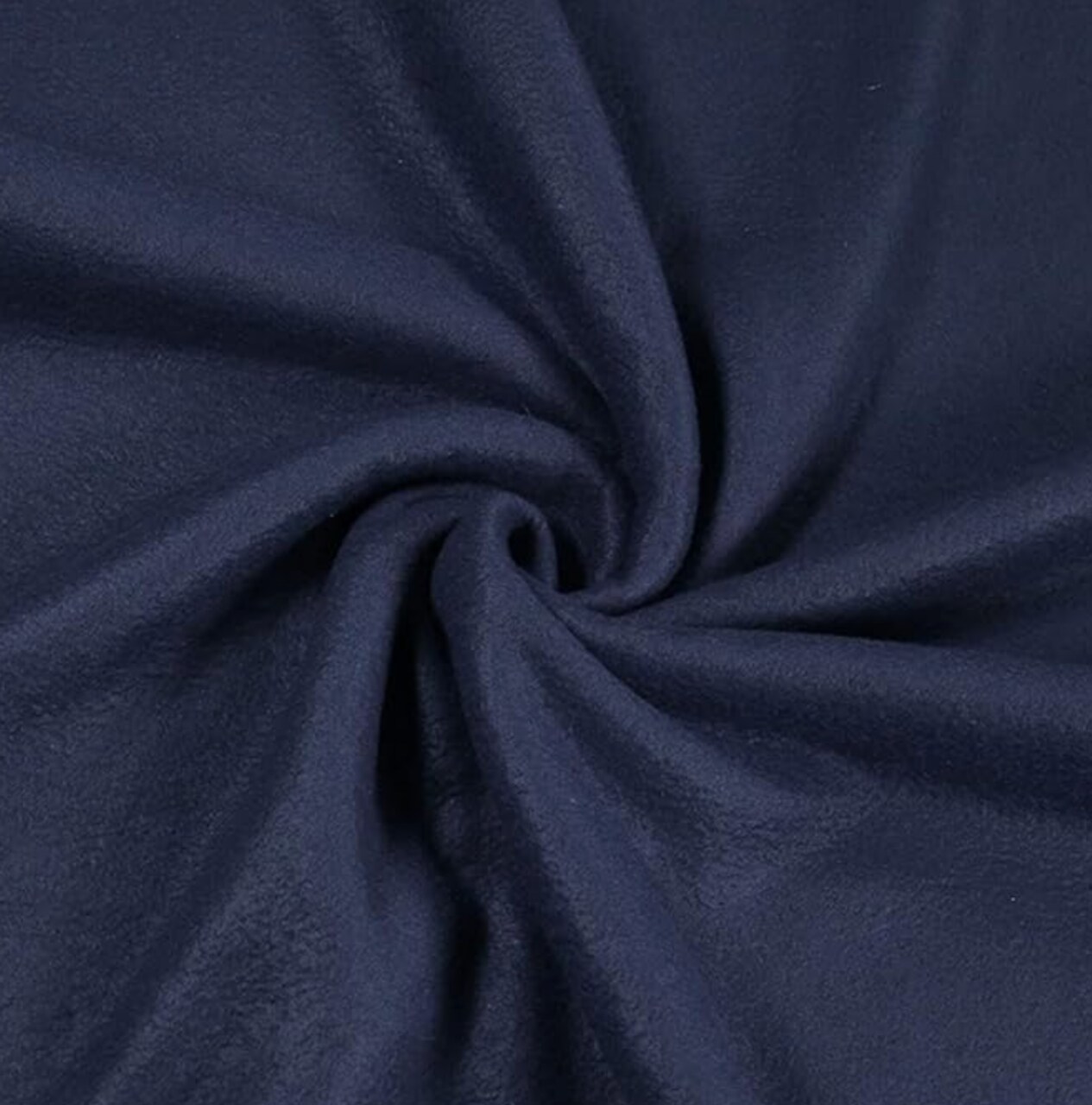 FabricLA | Fleece Fabric By The Yard | 72"X60" Inch Wide | Anti Pill Polar Fleece | Soft, Blanket, Throw, Poncho, Pillow Cover, PJ Pants, Booties, Eye Mask- Navy (2 Yard)